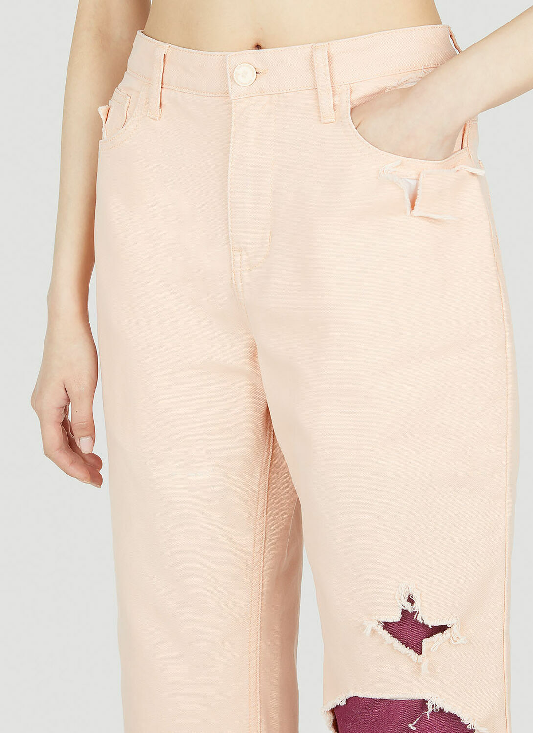 Raf Simons Distressed Jeans
