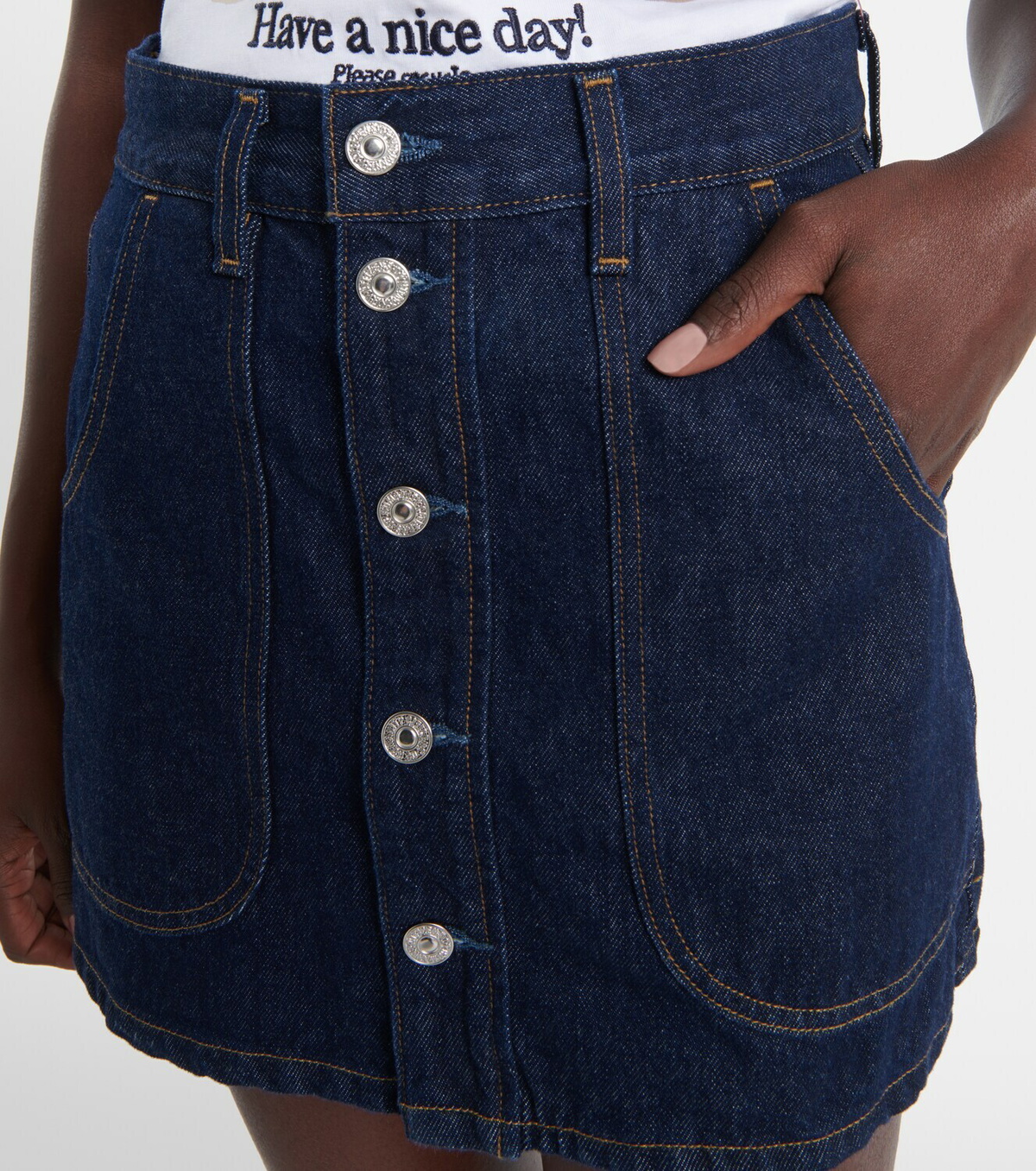 Citizens of Humanity Denim miniskirt