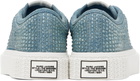Marc Jacobs Blue 'The Crystal' Denim Sneakers