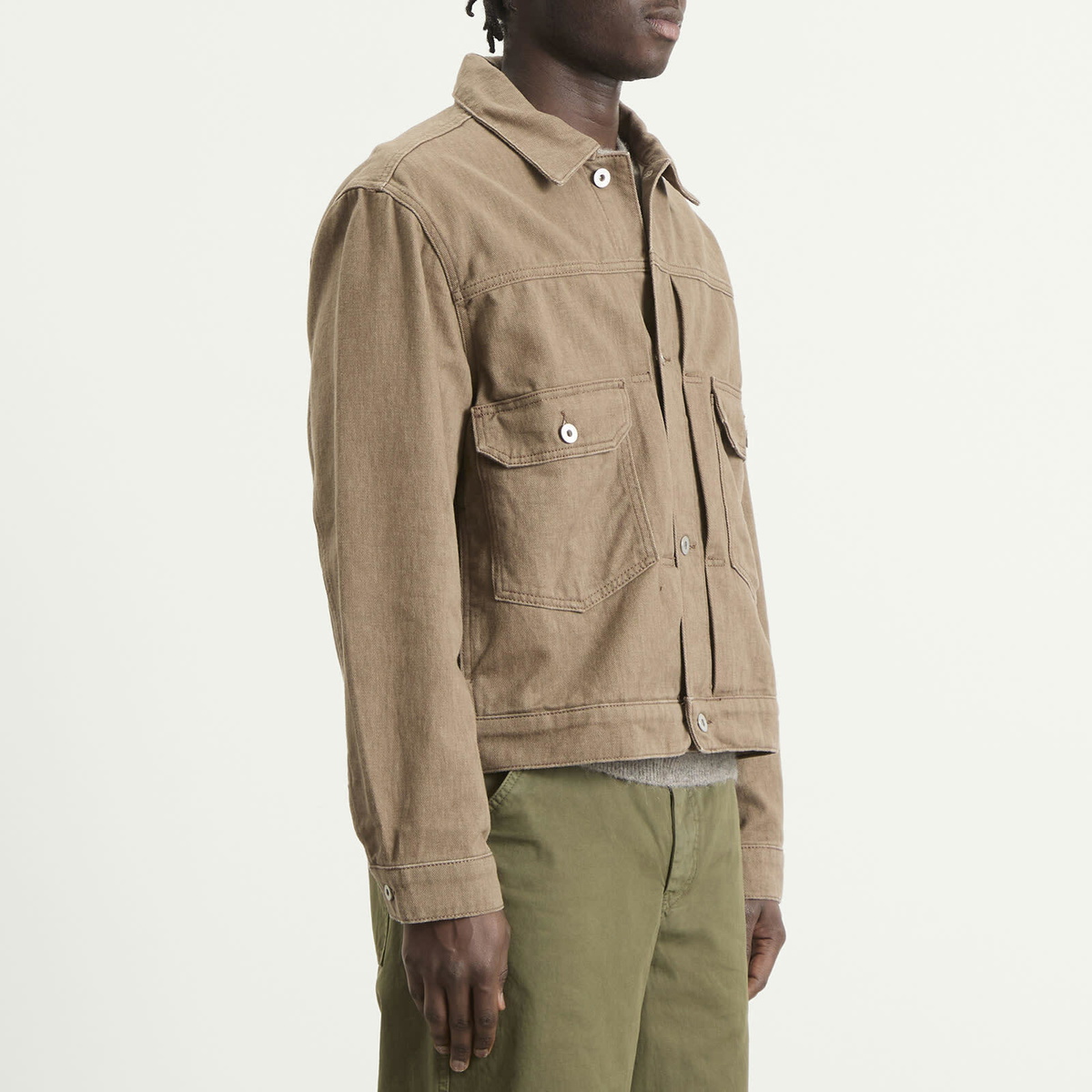 Norse Projects Men's Storadal Twill Type II Jacket in Walnut