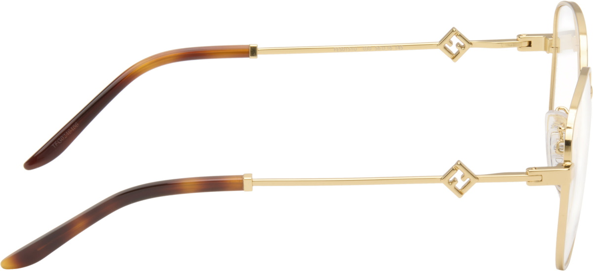 Fendi Gold FF Diamonds Glasses