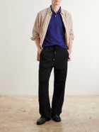 Acne Studios - Logo-Embroidered Cotton-Piqué Polo Shirt - Blue