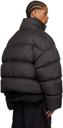 Entire Studios Black Quilted Down Jacket