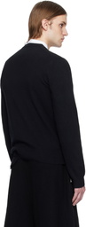 Comme des Garçons Shirt Black Crew Neck Sweater