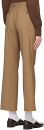 AURALEE Brown Tropical Trousers