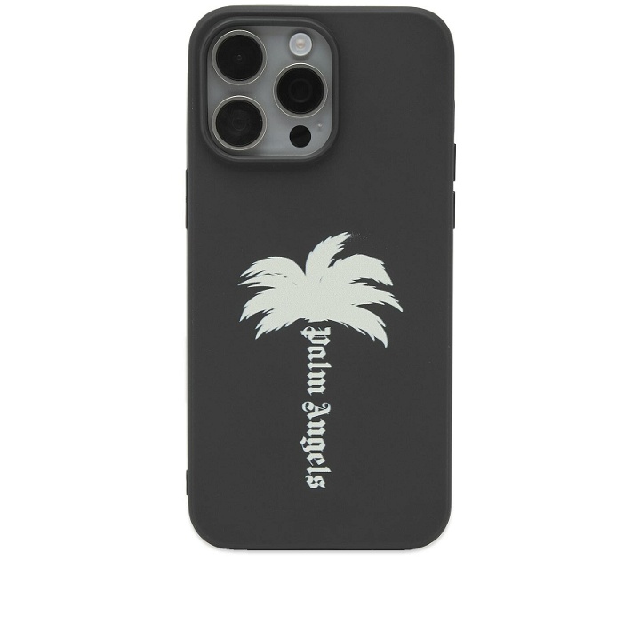 Photo: Palm Angels Men's iPhone 15 Pro Max Case in Black