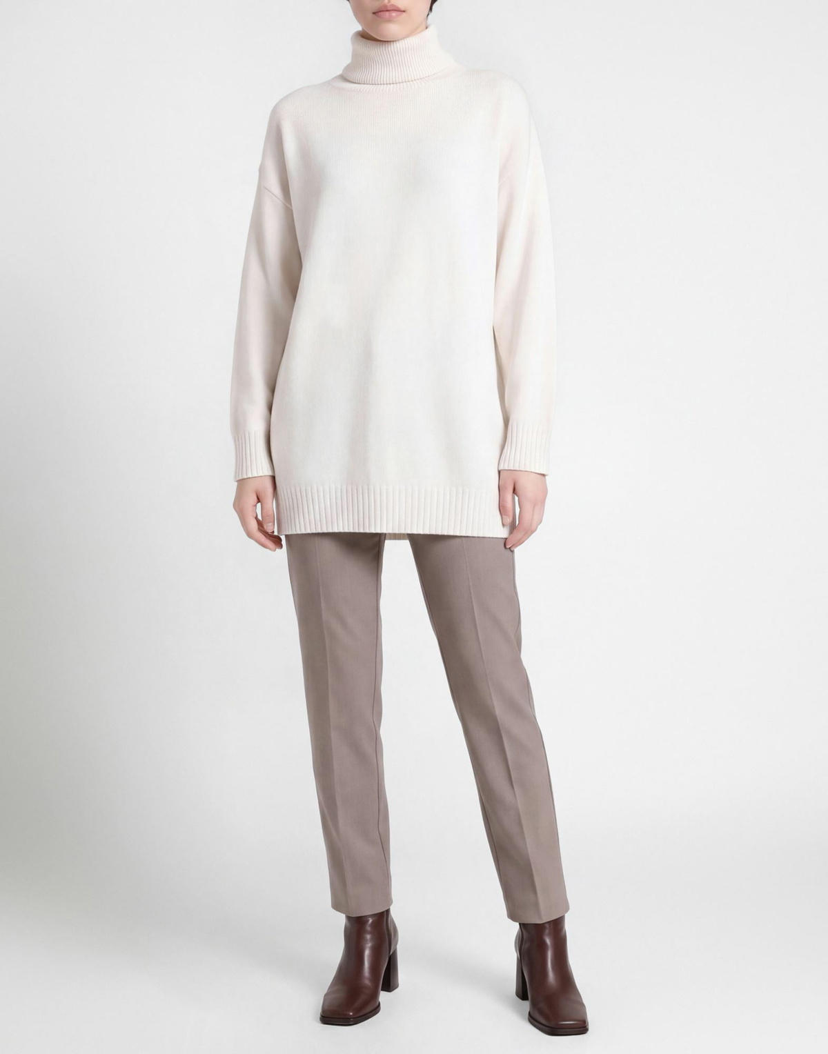 Kiton Womens Mini dress Ivory