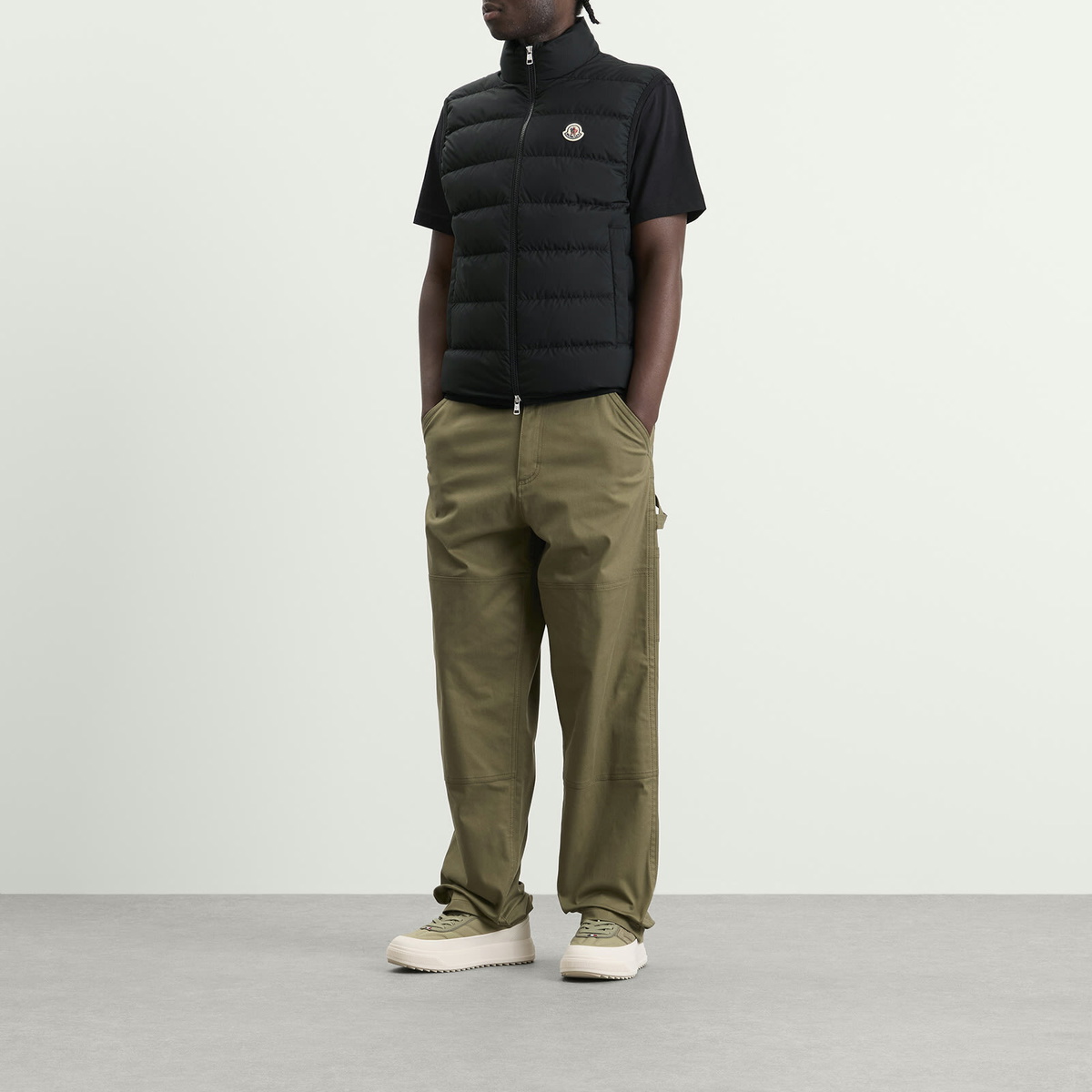 Moncler Men's Contrin Vest in Black
