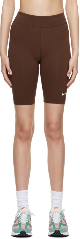 Photo: Nike Brown Cotton Shorts