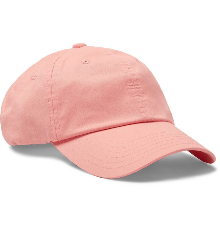 Photo: Acne Studios - Logo-Appliquéd Cotton-Twill Baseball Cap - Pink