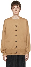 BED J.W. FORD Beige Wool Buttoned Cardigan