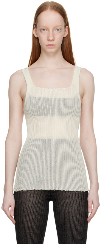 Photo: A. ROEGE HOVE Off-White Emma Tank Top