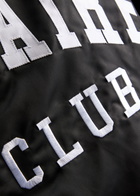 Billionaire Boys Club College Satin Varsity Jacket Black