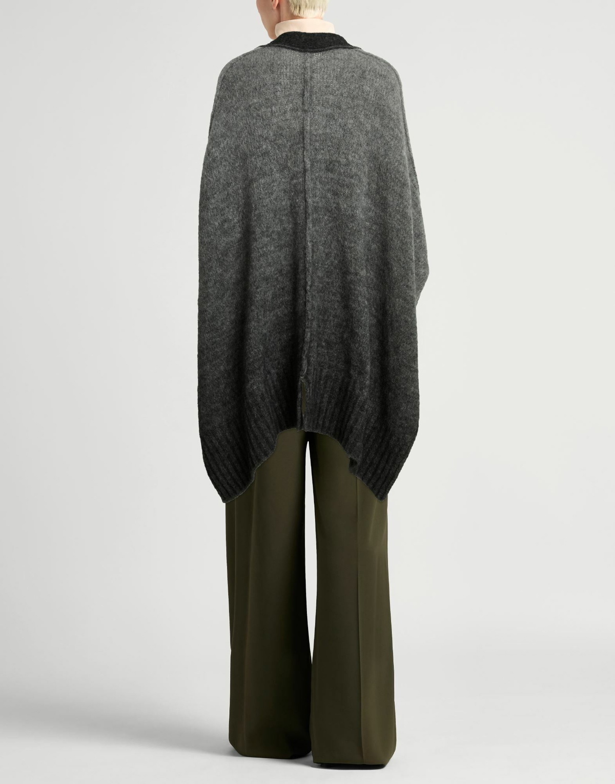 Isabel Benenato Womens Cardigan in Grey