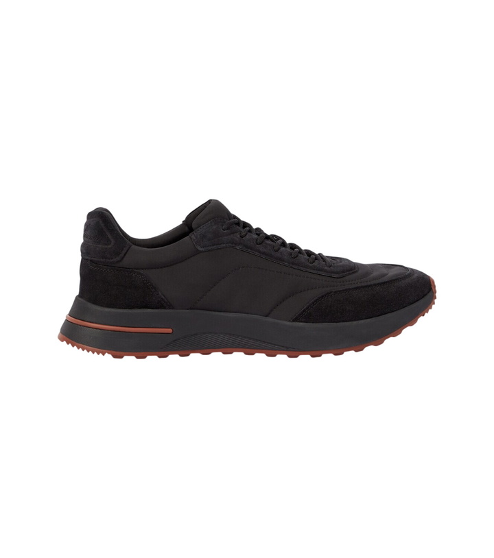 Photo: Loro Piana Week End Walk suede-trimmed sneakers