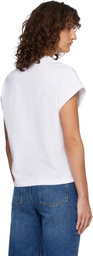 BALMAIN White 'Balmain Club 45' Boxy T-shirt