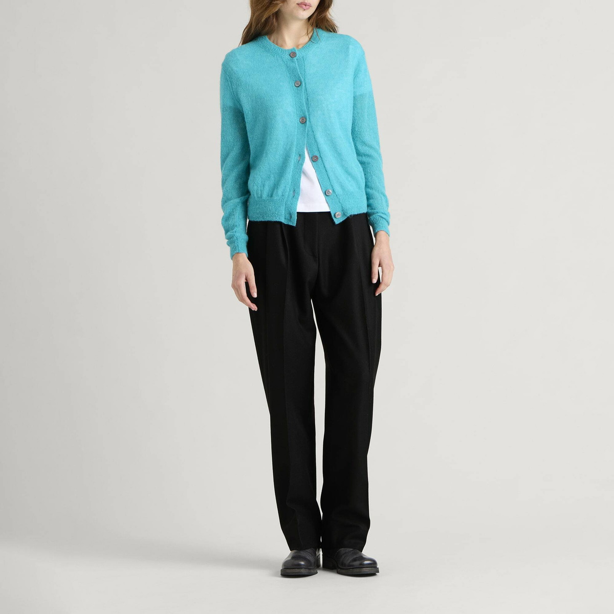 Studio Nicholson Women's Sperro Double Pleat Pants in Black
