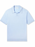 Mr P. - Cotton Polo Shirt - Blue