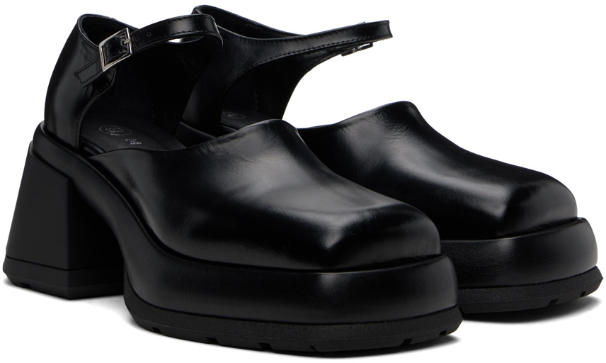 Miista Black Coral Heels