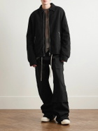 DRKSHDW by Rick Owens - Double-Knee Geth Wide-Leg Selvedge Jeans - Black