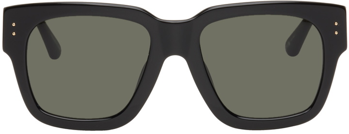Photo: LINDA FARROW Black Amber Sunglasses