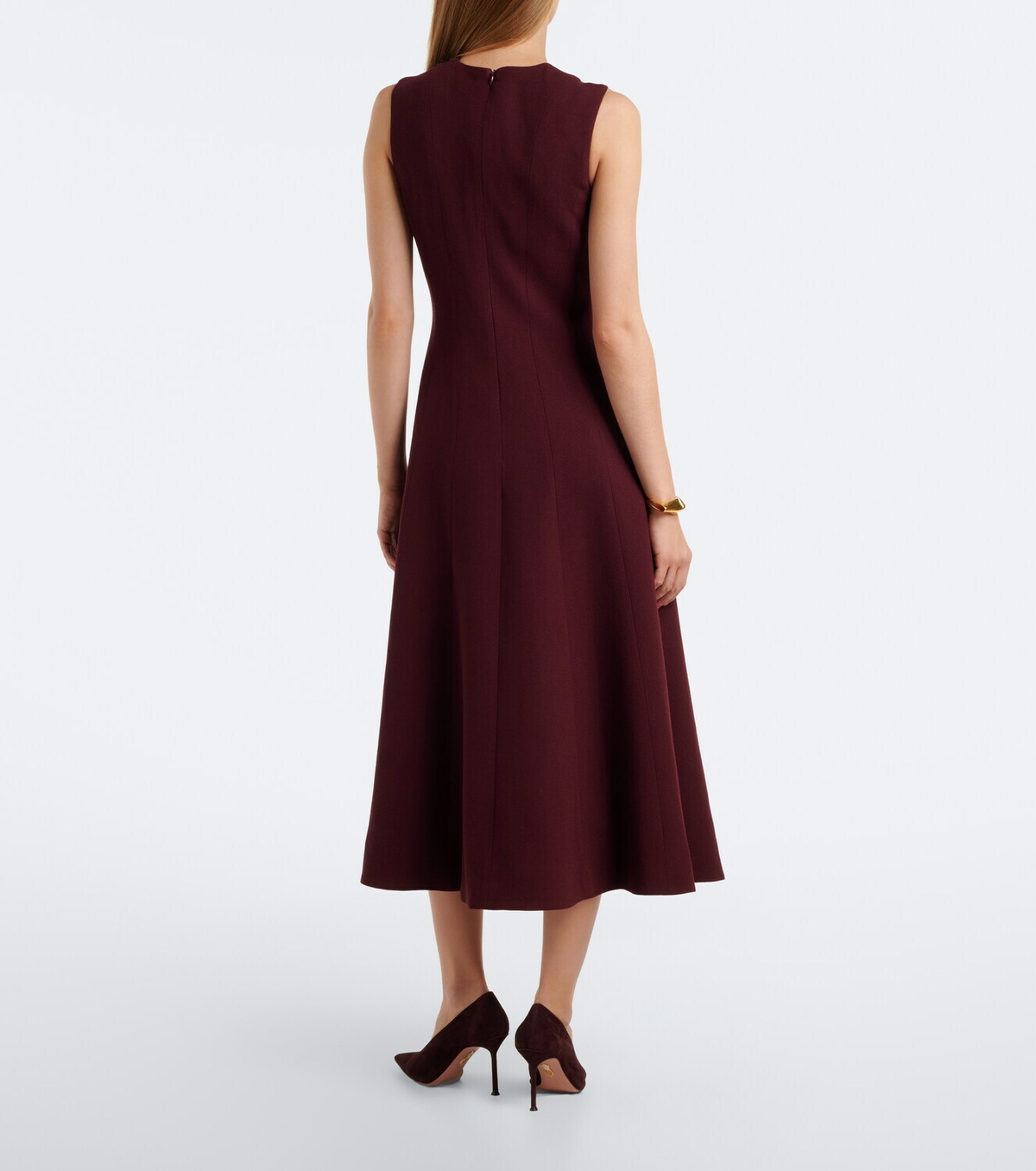 Emilia Wickstead Meryl gathered midi dress