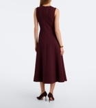 Emilia Wickstead Meryl gathered midi dress