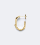 Messika Moderniste Small 18kt gold single hoop earring with diamond