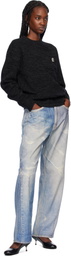 Études Black Regular Round Neck Sweater