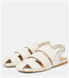 JW Anderson Leather slingback sandals