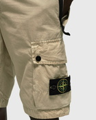 Stone Island Bermuda Shorts Beige - Mens - Cargo Shorts