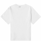 Sacai Men's Flower Embroidery T-Shirt in White