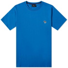 Paul Smith Men's Zebra Logo T-Shirt in Mid Blue