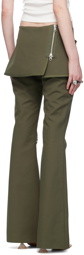 Courrèges Green Modular Trousers