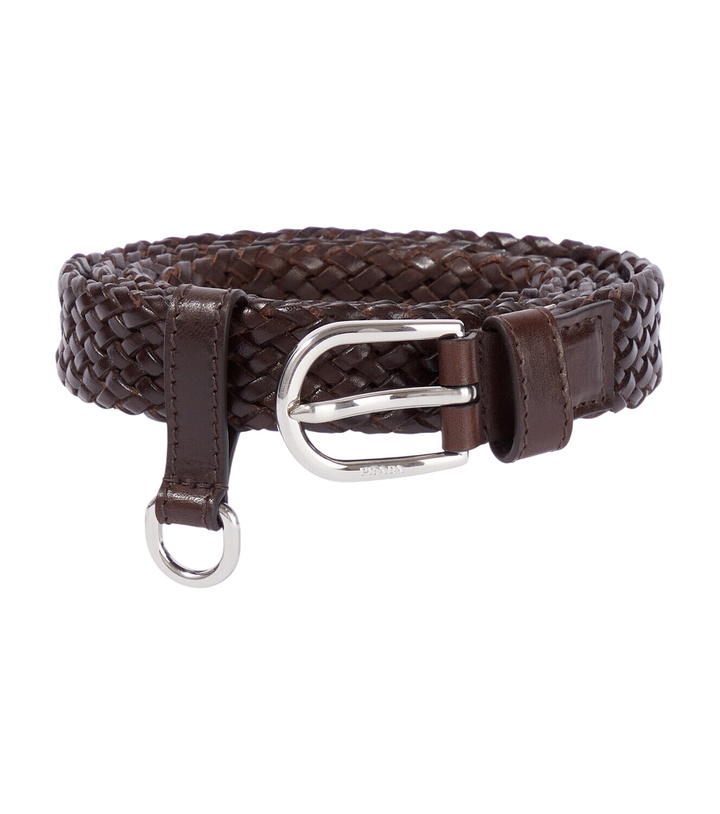 Photo: Prada Braided leather belt