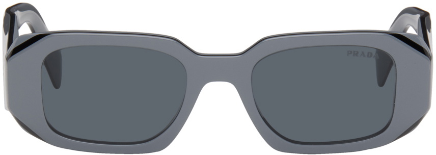 Prada Eyewear Gray Symbole Sunglasses Prada display picture 3