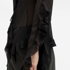 Acne Studios Women's Toulise Chiffon Blouse in Black