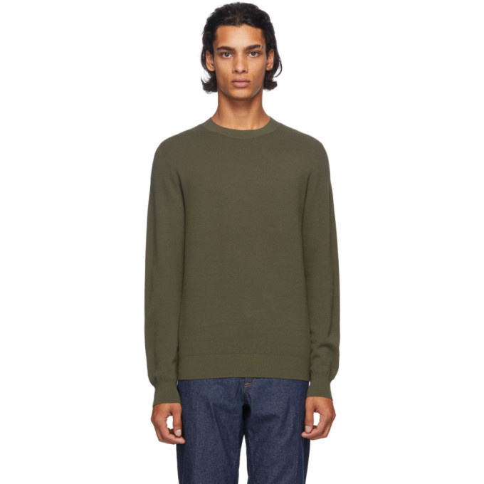 Photo: A.P.C. Khaki Wire Pullover Sweater