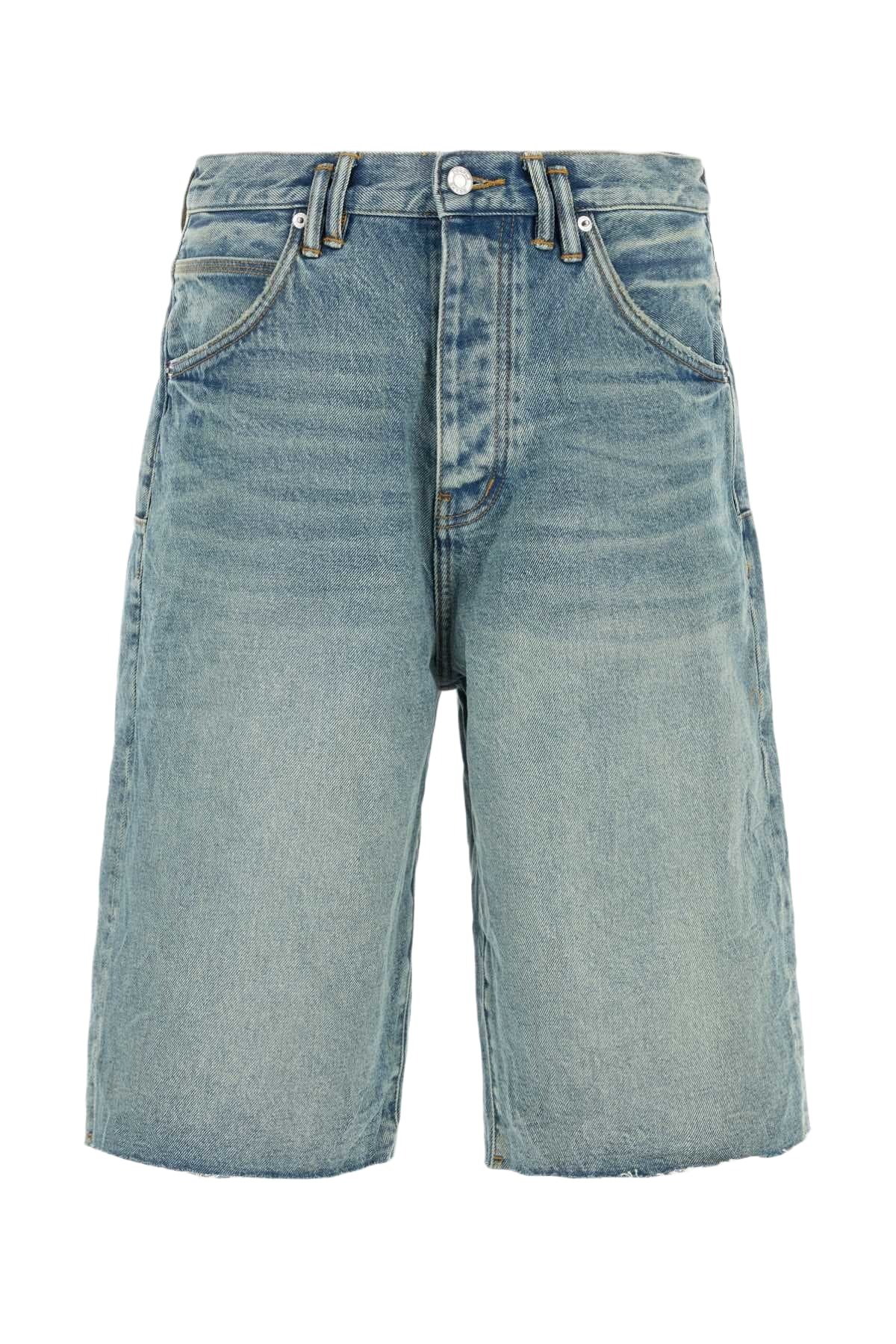 Purple Brand Denim Bermuda Shorts