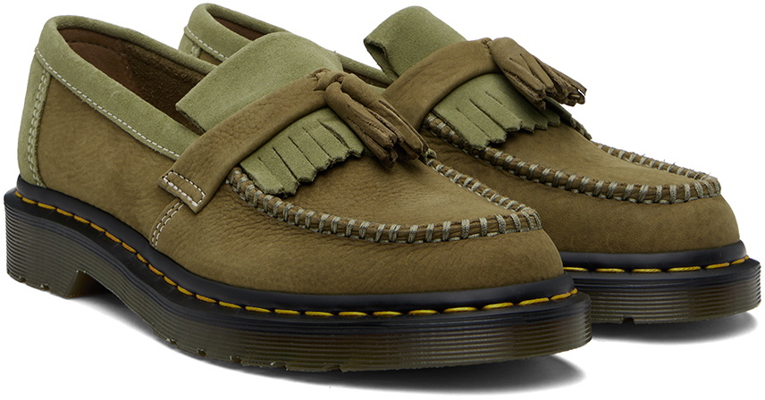 靴 Dr. Martens Adrian Tussel Loafers Dr. Martens Green Adrian Tassel Loafers Dr. Martens