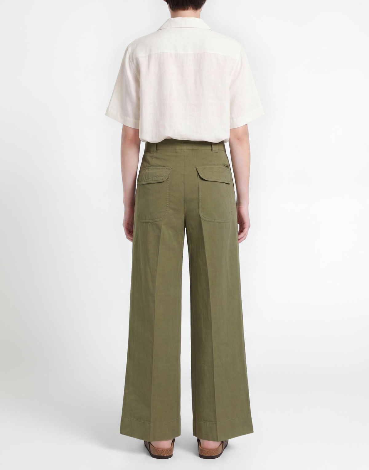 Slowear Womens Pants Military in Green