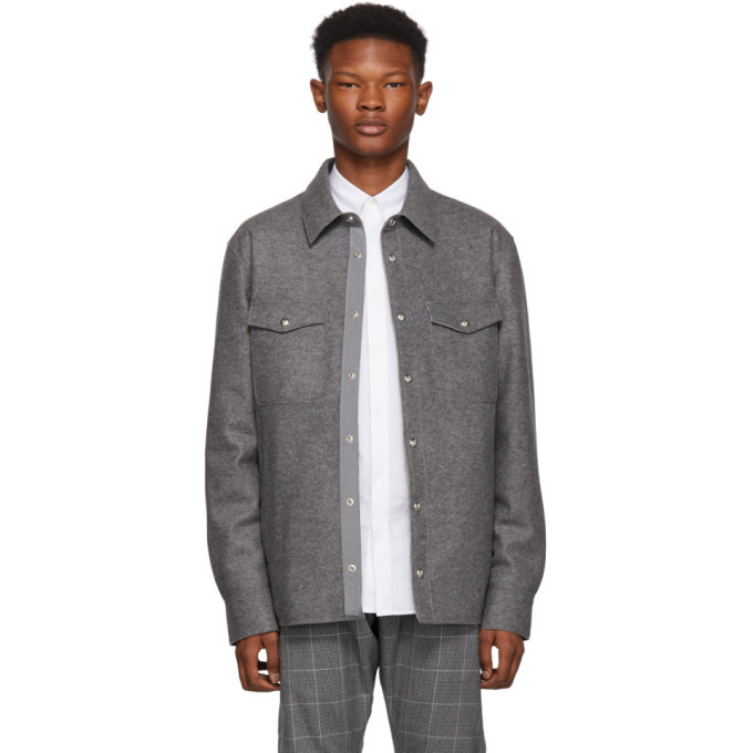 Moncler Grey Rigel Shirt Jacket Moncler