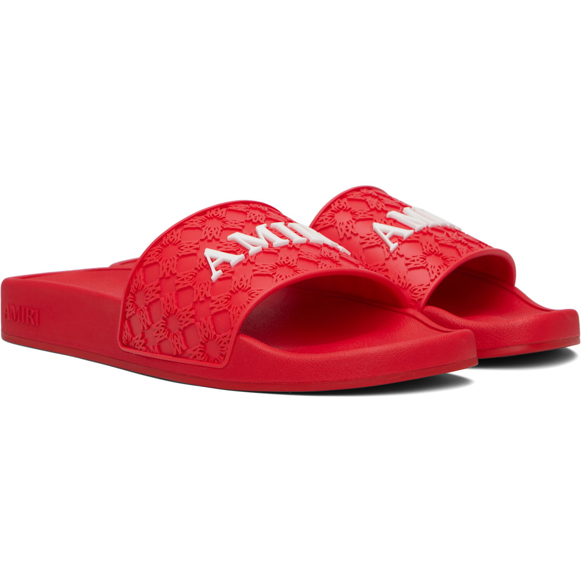 AMIRI Red MA Quad Pool Slides