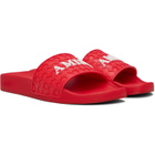 AMIRI Red MA Quad Pool Slides