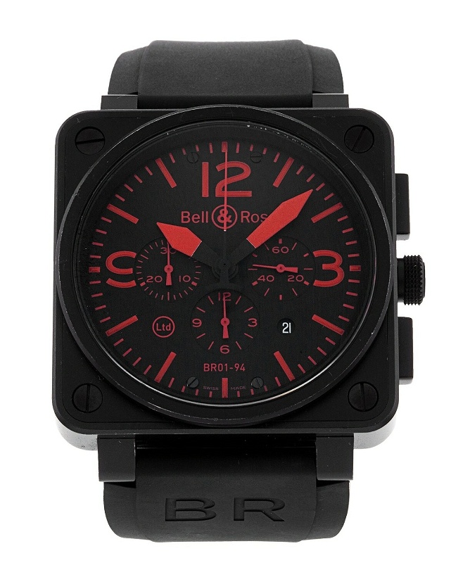 Photo: Bell and Ross BR01-94 Chronograph Carbon