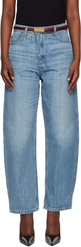 Photo: Re/Done Blue 'The Rewind' Reversible Jeans