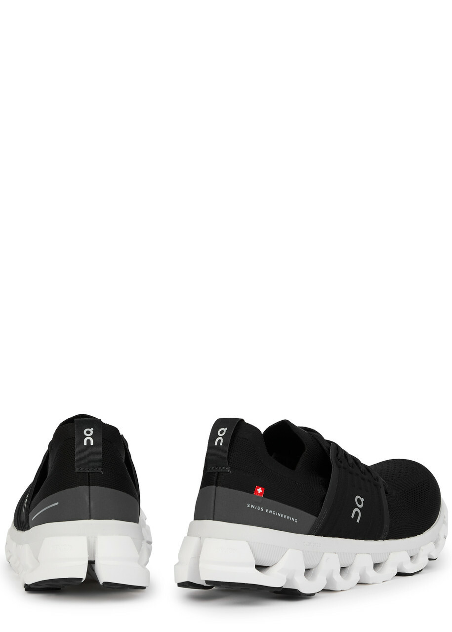 ON Cloudswift 3 Panelled Mesh Sneakers Black