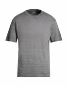 120% Lino Mens T-shirt in Grey