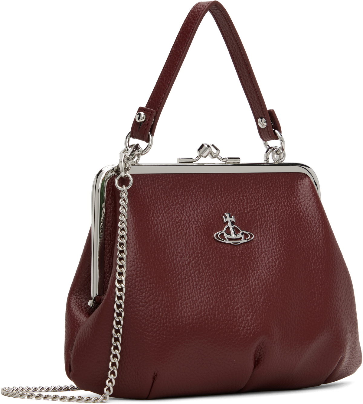 Vivienne Westwood Burgundy Granny Frame Bag Vivienne Westwood