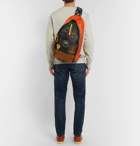 Polo Ralph Lauren - Appliquéd Faux Suede and Nylon Backpack - Multi